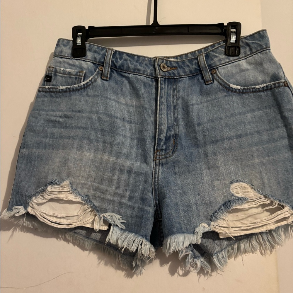 Distressed Denim Women's Shorts
